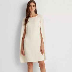 Lauren Ralph Lauren Cape Overlay Dress